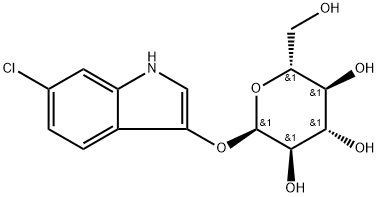 6-CHLORO-3-INDOXYL-ALPHA-D-GLUCOPYRANOSIDE 구조식 이미지