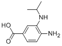 3-AMINO-4-(ISOPROPYLAMINO)BENZOIC ACID Structure