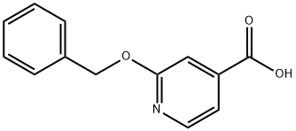 4-피리딘카르복실산,2-(페닐메톡시)- 구조식 이미지