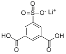 리튬 다이하이드로젠 5-설포네이토아이소프탈레이트 구조식 이미지