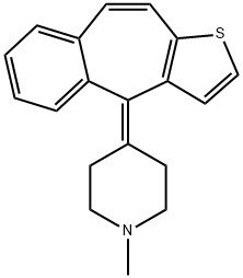 4673-38-5 10-Deoxo-9,10-dehydro Ketotifen