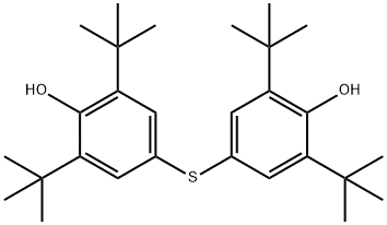 4,4"-티오디(2,6-디-테르트-부틸페놀) 구조식 이미지