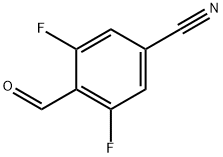 3,5-DIFLUORO-4-FORMYLBENZONITRILE, 97% Structure