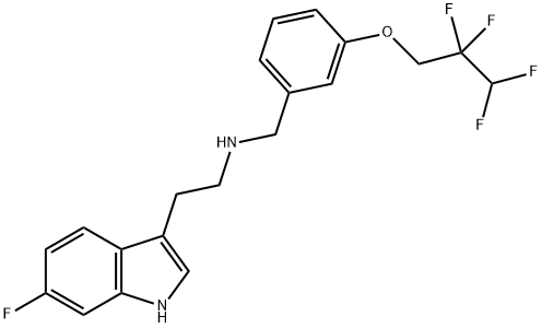 467459-31-0 1H-Indole-3-ethanaMine, 6-fluoro-N-[[3-(2,2,3,3-tetrafluoropropoxy)phenyl]Methyl]-