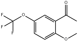 2'-METHOXY-5'-(TRIFLUOROMETHOXY)ACETOPHENONE 구조식 이미지