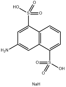 3-AMINO-1,5-NAPHTHALENEDISULFONIC ACID MONOSODIUM SALT Structure