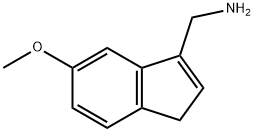 1H-Indene-3-methanamine,5-methoxy-(9CI) Structure