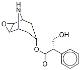 [7(S)-(1alpha,.2beta,4beta,5alpha,7beta)]-3-oxa-9-azatricyclo[3.3.1.02,4]non-7-yl (hydroxymethyl)phenylacetate  Structure
