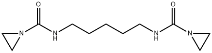 N-[5-(aziridine-1-carbonylamino)pentyl]aziridine-1-carboxamide Structure