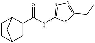 Bicyclo[2.2.1]heptane-2-carboxamide, N-(5-ethyl-1,3,4-thiadiazol-2-yl)- (9CI) Structure