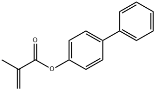 2-METHYL-ACRYLIC ACID BIPHENYL-4-YL ESTER Structure