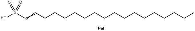 나트륨1-옥타데센-1-설포네이트 구조식 이미지