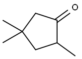 2,4,4-TRIMETHYLCYCLOPENTANONE Structure