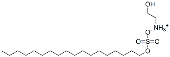 (2-hydroxyethyl)ammonium octadecyl sulphate  Structure