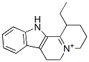 1-에틸-1,2,3,4,6,7-헥사히드로인돌로(2,3-a)퀴놀리지늄 구조식 이미지