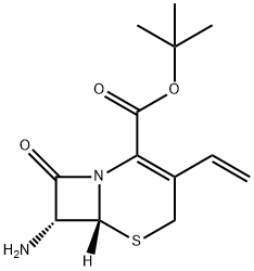 7-AMino-3-vinyl-3-cepheM-4-carboxylic Acid tert-Butyl Ester Structure