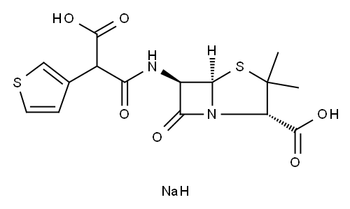 Ticarcillin disodium salt Structure