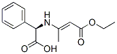 (R)-[(3-ethoxy-1-methyl-3-oxoprop-1-enyl)amino]phenylacetic acid Structure