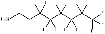 (TRIDECAFLUORO-1,1,2,2-TETRAHYDROOCTYL)SILANE Structure