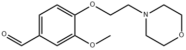 3-Methoxy-4-(2-morpholin-4-yl-ethoxy)-benzaldehyde Structure