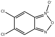 5,6-Dichlorobenzofurazane 1-oxide Structure