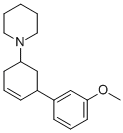 Piperidine, 1-(4-(m-anisyl)cyclohex-3-enyl)- Structure