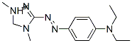 3-[[4-(diethylamino)phenyl]azo]-1,4-dimethyl-1H-1,2,4-triazolium 구조식 이미지