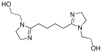 2,2'-(butane-1,4-diyl)bis[4,5-dihydro-1H-imidazol-1-ethanol] 구조식 이미지