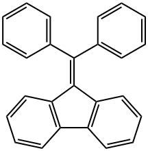 BENZHYDRYLIDENEFLUORENE Structure