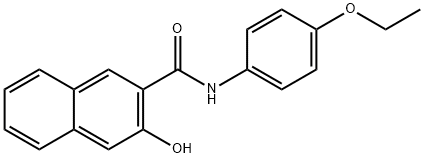 N-(4-Ethoxyphenyl)-3-hydroxy-2-naphthamide 구조식 이미지