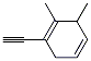 1,4-Cyclohexadiene, 1-ethynyl-2,3-dimethyl- (9CI) Structure