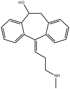 ()-TRANS-10-HYDROXYNORTRIPTYLINE Structure