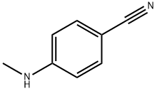 4-(N-Methylamino)benzonitrile 구조식 이미지