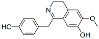 3,4-Dihydroisoquinolin-7-ol, 1-[4-hydroxybenzyl]-6-methoxy- 구조식 이미지