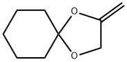 1,4-Dioxaspiro[4.5]decane,  2-methylene- 구조식 이미지