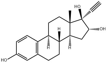 17a-Ethynylestriol Structure