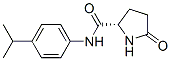 2-Pyrrolidinecarboxamide,N-[4-(1-methylethyl)phenyl]-5-oxo-,(2S)-(9CI) Structure