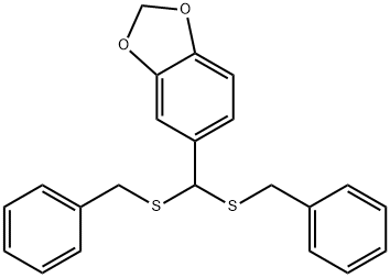 PIPERONAL, DIBENZYL MERCAPTAL Structure