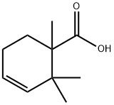 1,2,2-Trimethyl-3-cyclohexene-1-carboxylic acid Structure