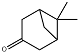 6,6-디메틸비시클로[3.1.1]헵탄-3-온 구조식 이미지