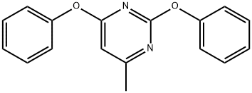 4-메틸-2,6-디페녹시-피리미딘 구조식 이미지
