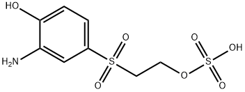 2-AMINO-4-([2-(SULFOXY)-ETHYL]SULFONYL)-PHENOL 구조식 이미지