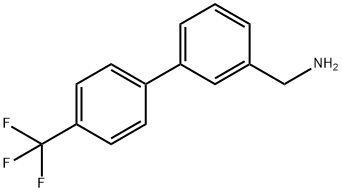 4'-(TRIFLUOROMETHYL)-BIPHENYL-3-METHANAMINE Structure