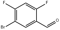 BENZALDEHYDE, 5-BROMO-2,4-DIFLUORO Structure