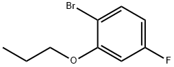 1-Bromo-4-fluoro-2-propoxybenzene Structure