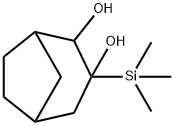 Bicyclo[3.2.1]octane-2,3-diol, 3-(trimethylsilyl)- (9CI) Structure