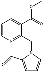 메틸2-((2-FORMYL-1H-PYRROL-1-YL)메틸)니코틴산염 구조식 이미지