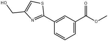 Methyl 3-(4-(hydroxyMethyl)thiazol-2-yl)benzoate Structure