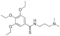 N-[3-(Dimethylamino)propyl]-3,4,5-triethoxybenzothioamide Structure