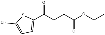 ETHYL 4-(2-CHLORO-5-THIENYL)-4-OXOBUTYRATE Structure